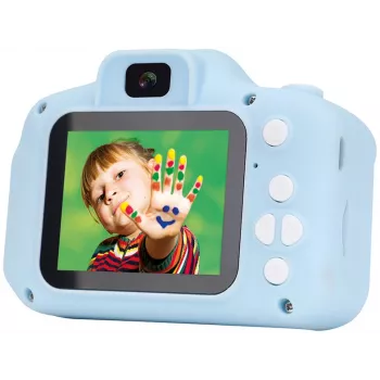 AGFAPHOTO ARKCMBL 8MP CMOS digitális fényképezőgép 8x digitális zoommal, 2,7 inch LCD, Full HD videó, kék