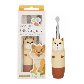 InnoGIO GIOdog 2+ GIO-452BROWN hangos fogkefe, barna