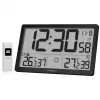 KIENZLE Jumbo NEO LCD időjárás-állomás falióra fekete
