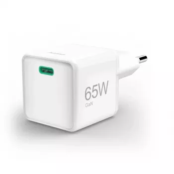 Hama GaN USB-C Super-Mini töltő, 65 W, PD, fehér (00201943)