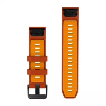 Garmin QuickFit 22 Watch Band, Silicone, Autumn Orange/Spark Orange