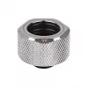 Thermaltake Pacific C-PRO G1/4 PETG Tube 16mm OD Compression Fitting Chrome