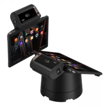 SUNMI V3 Mix POS terminál 10,1 inch, Android 13, 4 GB RAM 32 GB, 4G, NFC, 80 mm-es nyomtató, ujjlenyomat-olvasó, 2D szkenner, fekete