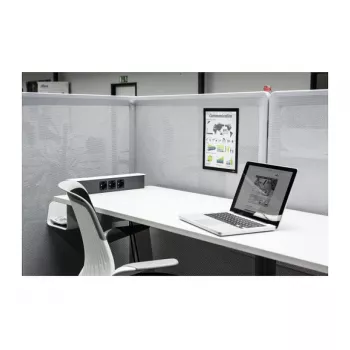 DURABLE DURAFRAME GRIP A4 információs keret, öntapadós, fekete 496801