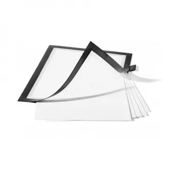 DURABLE DURAFRAME NOTE A4 mágneses információs keret, fekete 499301