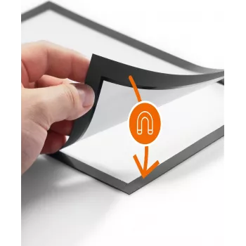DURABLE DURAFRAME A3 öntapadós információs keret, sötétkék, 2 darabos csomag