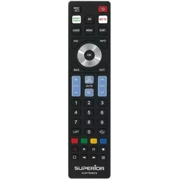 SUPERIOR ELECTRONICS SUPER Ready5 S univerzális távirányító – fekete SUPTRB019