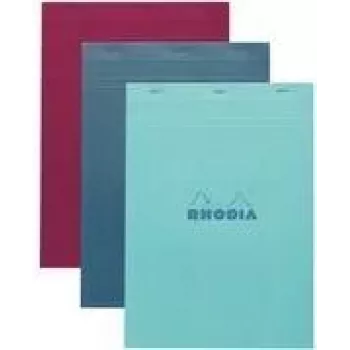 Rhodia No. 18 A4 kockás jegyzetfüzet, különböző színek, 5 darabos csomag 18100C