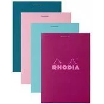 Rhodia No. 11 A7 kockás jegyzetfüzet, különböző színek, 80 lap, 10 darabos csomag 11295C