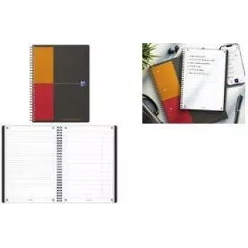 Oxford International Task Manager spirálos jegyzetfüzet B5 80 lap kék 400202295