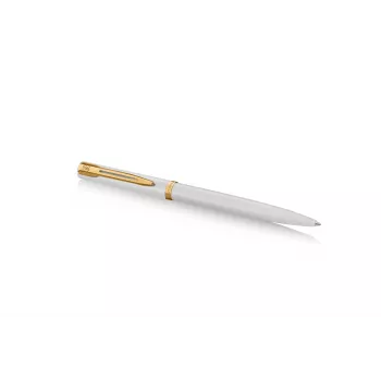 Waterman Allure Impression golyóstoll, fehér lakk, arany díszítés, közepes kék tinta 2225511