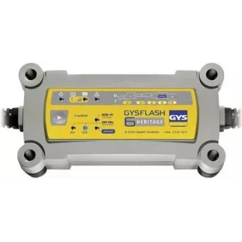 GYS Flash Heritage 6A 6V/12V automatikus akkumulátortöltő, 029538