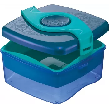 Maped PICNIK ORIGINS uzsonnadoboz 1,4L aqua, 2 rekeszes, kivehető edénnyel és elválasztóval 870108