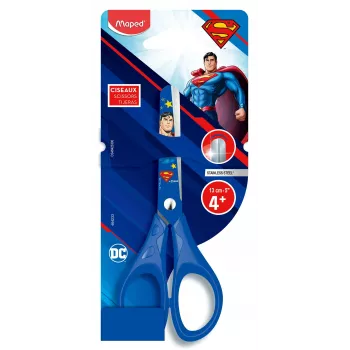 Maped Superman Craft Scissors, Round Tip, 130 mm, Blue 464233