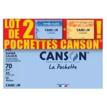Canson pauszpapír és milliméterpapír, 2 részes készlet C400121939