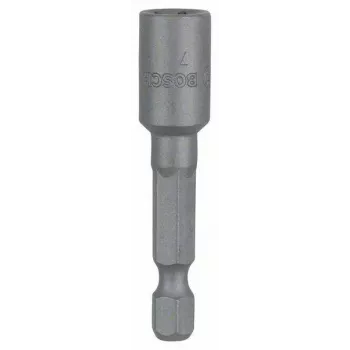 Bosch dugókulcs 1/4 inch hajtás 7 mm hatszögletű 50 mm hosszúság króm-vanádium acél 2608550070