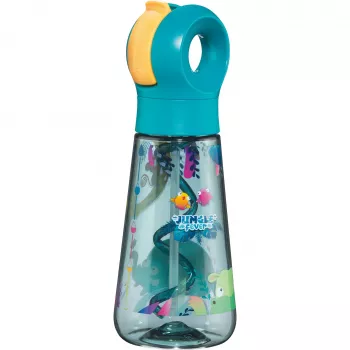 Maped PICNIK JUNGLE FEVER ivópalack, 0,5 L, türkiz, Ecozen szívószállal 873199