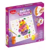 Maped Creativ festés számokkal készlet Kawaii Food Sweet - 2 előnyomott vászon, 10 akrilfesték, ecset, 7 éves kortól 907088
