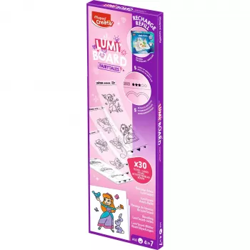Maped Creativ Princess utántöltő csomag LUMI BOARD LED fényasztalokhoz, 20 átlátszó papírlap 907096