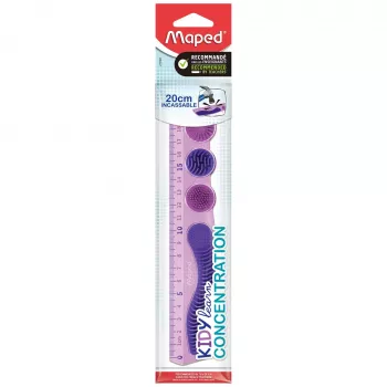 Maped KIDY learn CONCENTRATION rugalmas vonalzó 200 mm lila PET 277901