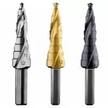 Bosch HSS fokozatfúró 4-12 mm, 9 fokozat, 3 lapos szár, 66,5 mm hossz 2608587425