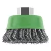 Bosch X-LOCK csészekefe 75 mm hullámos acélhuzal 0,3 mm 8500 U/min sarokcsiszolóhoz 2608622104