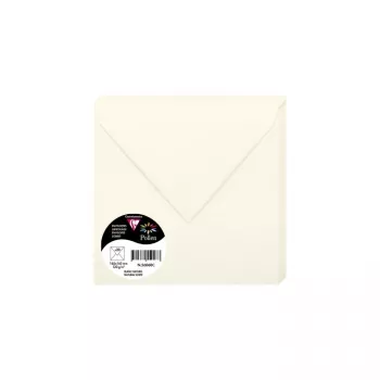 Clairefontaine Pollen négyzetes boríték 165x165 mm természetfehér 120 g/m² pH-semleges (1 db) 56060C