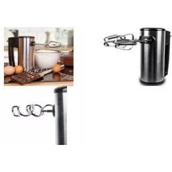 Little Balance Inox 400 kézi mixer, 400 W, rozsdamentes acél, elegáns fekete design rozsdamentes acél borítással (LB 8460)