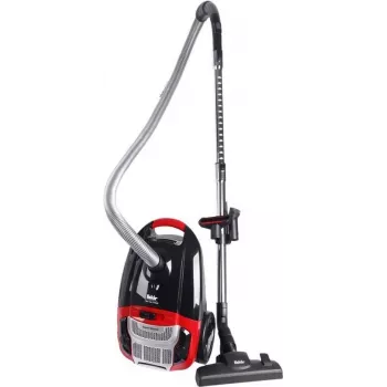 Fakir 3843003 porszívó, 700 W, 3 L porzsák, HEPA-szűrő, száraz porszívó, piros/fekete