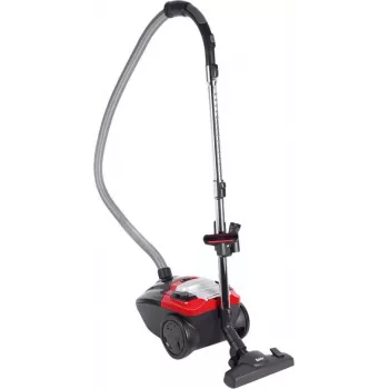Fakir 3843003 porszívó, 700 W, 3 L porzsák, HEPA-szűrő, száraz porszívó, piros/fekete