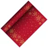 PAPSTAR Christmas Shine piros Airlaid asztalfutó, 400 mm x 3 m, tekercsen, 1 darab 88657