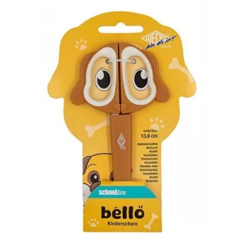 WEDO BELLO Craft Scissors, Round Tip, 130 mm, Right-Handed, Stainless Steel, Soft Grip, 1 Piece 736 004