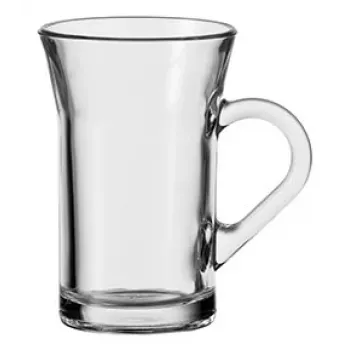 Esmeyer Montana CYLON teáspohár füllel, 200 ml, mosogatógépben mosható, 115 mm magasság, 6 darabos készlet (410-828)