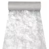 PAPSTAR Sizoflor asztali futó és dekor szalag, ezüst, 25 m x 30 cm, vízálló, 75% poliészter / 25% poliamid 37064