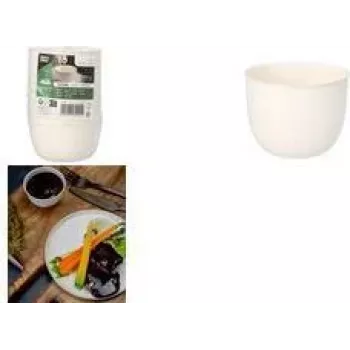 PAPSTAR cukornádból készült tálak pure Evidence, kerek, 175 ml, Ø 7,2 cm, fehér, 10 darab (89993)