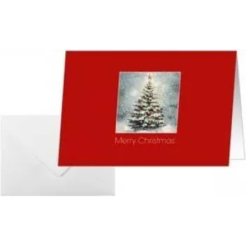 SIGEL DS643 Classic Christmas Card, 115 x 170 mm, Glossy Cardboard 220 g/m², for Inkjet/Laser/Copier, 1 Piece