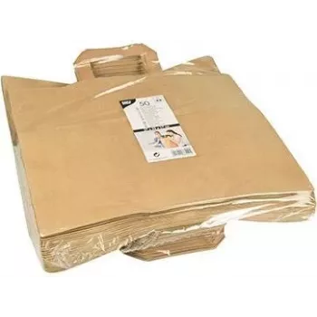 PAPSTAR papírtáska, 320 x 170 x 270 mm, barna kraftpapír, 70 g/m², 5 kg teherbírás, fogantyúval - 1 darab (86449)