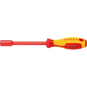 KNIPEX 98 03 13 dugókulcs-csavarhúzó, 13 mm hatszögletű dugókulcs, króm-vanádium acél, 235 mm