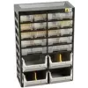 Allit VarioPlus Basic 34 apróalkatrész-tároló, 20 fiók, műanyag, szürke, 305 x 170 x 435 mm 458160