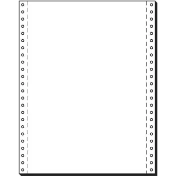 SIGEL végtelen papír, 305 x 240 mm, 70 g/m², 2000 lap, egyes lap perforáció, fehér 12241