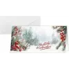 SIGEL DS645 karácsonyi kártya Scandinavian Snow, DIN lang fekvő formátum, 250 g/m² fehér karton, tintasugaras/lézer/másoló, 1 darab