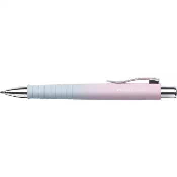 Faber-Castell Poly Ball Urban golyóstoll, Blushing Sky, kék tinta, 0,6 mm XB, csúszásmentes fogórész 241131