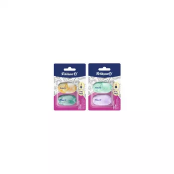 Pelikan ergonomikus PVC-mentes műanyag radír, 2 darabos buborékcsomagolás 400207753