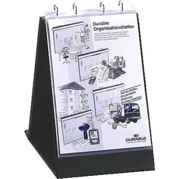 DURABLE flipchart tok A3 fekvő formátum, 10 darabos csomag, átlátszó tükröződésmentes 857719