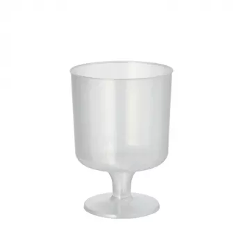 PAPSTAR újrahasználható vörösboros pohár PP, 0,2 L, áttetsző, 10 darabos csomag, polipropilén, átmérő: 72 mm, magasság: 100 mm - 1 db (89728)
