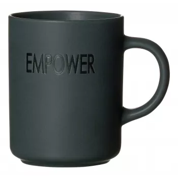 Ritzenhoff & Breker EMPOWER szürke porcelán kávéscsészék, 390 ml, 4 darabos készlet 425758