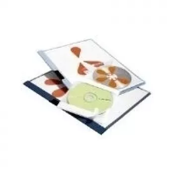 Durable CD/DVD FIX öntapadós CD-tasakok, átlátszó, 10 db