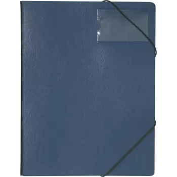 DURABLE Premium sarokmappa A4 sötétkék merev fólia rugalmas sarokgumikkal 2320-07