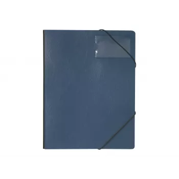 DURABLE Premium sarokmappa A4 sötétkék merev fólia rugalmas sarokgumikkal 2320-07