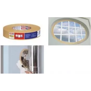 Tesa 4319 festőszalag krepppapírból, 38 mm x 50 m, krém, természetes gumi ragasztó, szakítószilárd, éles szélek 04319-00008-00
